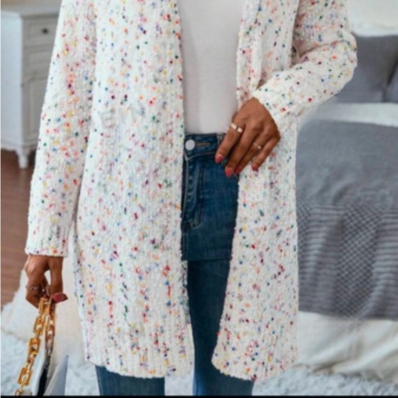 New open front cardigan sweater - Picture 4 of 5